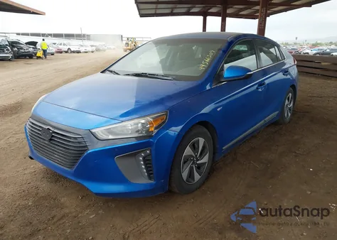 2018 Hyundai Ioniq Hybrid Sel from USA, damaged, VIN KMHC75LC0JU072916